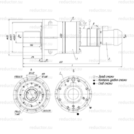 Мотор-редуктор МРВ-350-5491 (Т22.376.00.00.00)